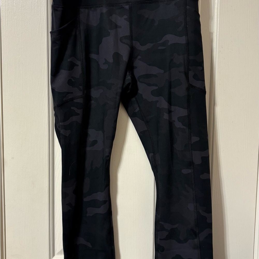 Avia Black Camouflage Leggings